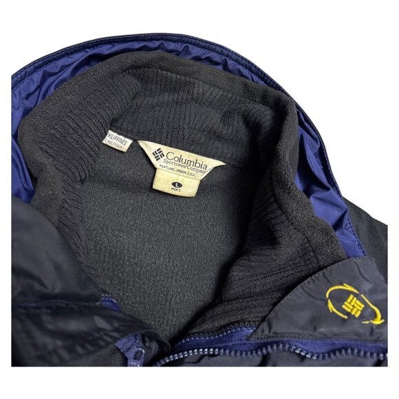 COLUMBIA 2-in-1 Convertible Fleece Jacket Winter Waterproof Ski Jacket Men Large - Picture 7 of 10